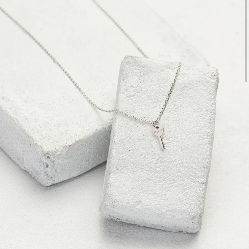 The Giving Keys “Believe” necklace